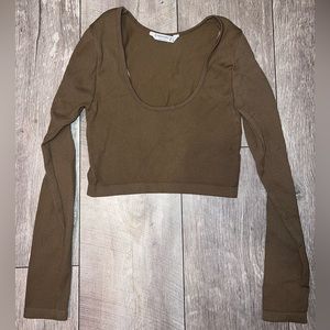 Soft Long Sleeve Crop Top
